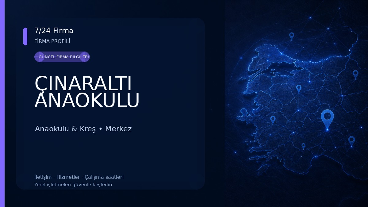 ÇINARALTI ANAOKULU Anaokulu & Kreş