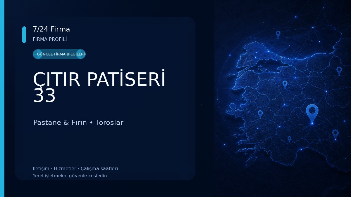 ÇITIR PATİSERİ 33 