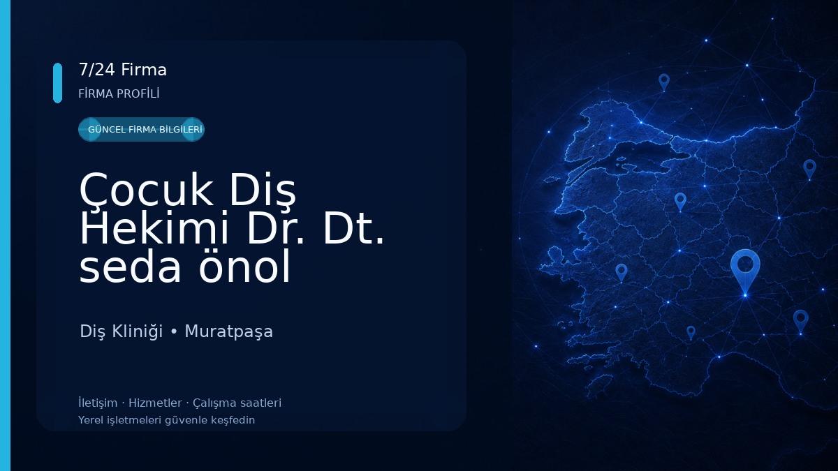 Çocuk Diş Hekimi Dr. Dt. seda önol (paediatric dentist phd.) Diş Kliniği