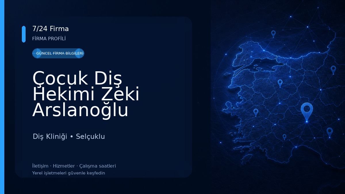 Çocuk Diş Hekimi Zeki Arslanoğlu