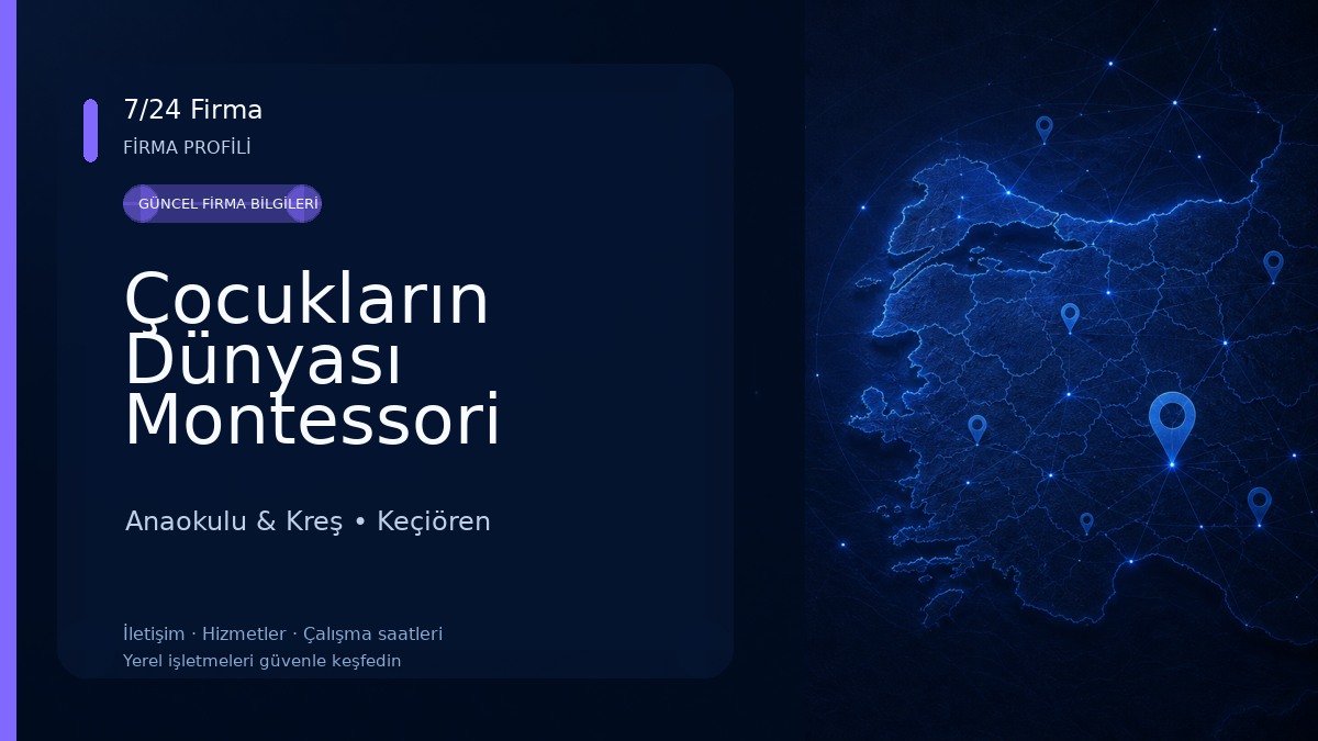 Çocukların Dünyası Montessori Anaokulu