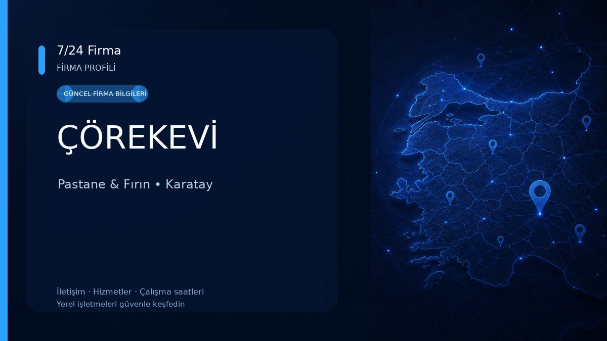 ÇÖREKEVİ Pastane & Fırın