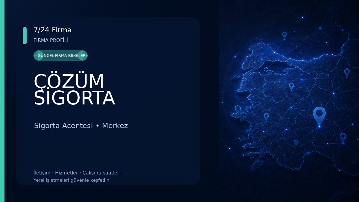 ÇÖZÜM SİGORTA Sigorta Acentesi