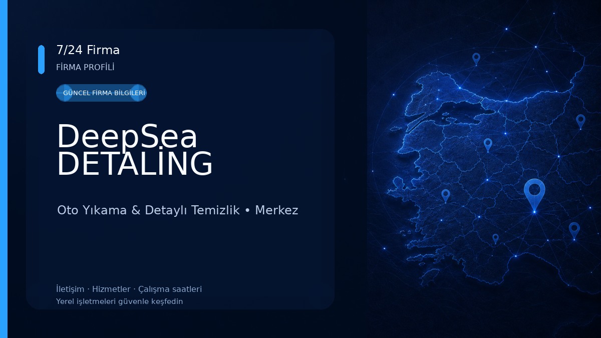 DeepSea DETALİNG Oto Yıkama & Detaylı Temizlik