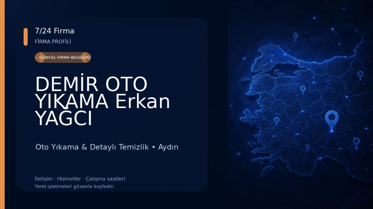 DEMİR OTO YIKAMA Erkan YAĞCI