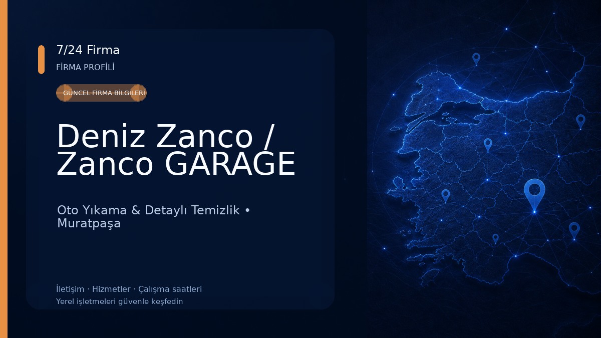 Deniz Zanco / Zanco GARAGE Oto Yıkama & Detaylı Temizlik