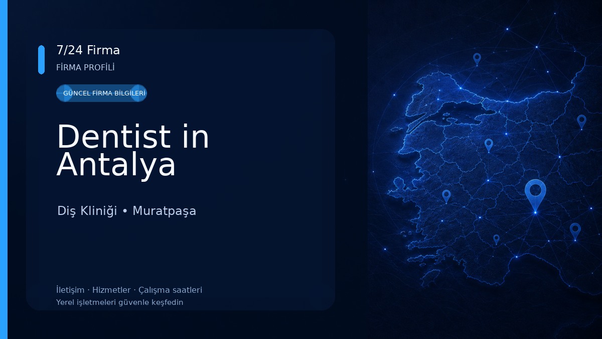Dentist in Antalya Diş Kliniği