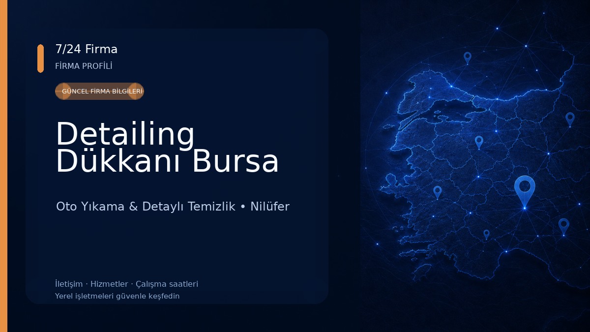 Detailing Dükkanı Bursa Oto Yıkama & Detaylı Temizlik