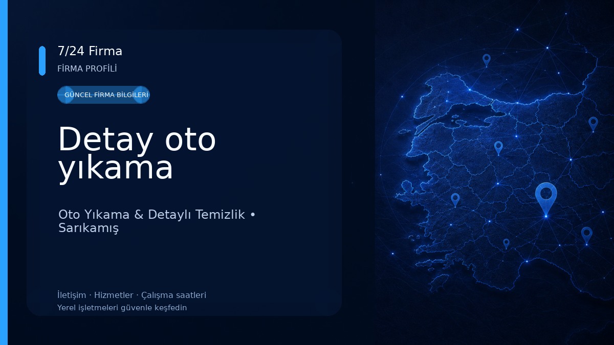 Detay oto yıkama Oto Yıkama & Detaylı Temizlik