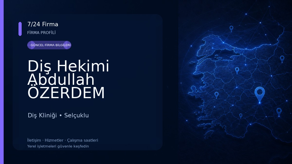 Diş Hekimi Abdullah ÖZERDEM Konya Diş Hekimi, Konya Diş, Özel, Diş, Hekimi, İmplant 