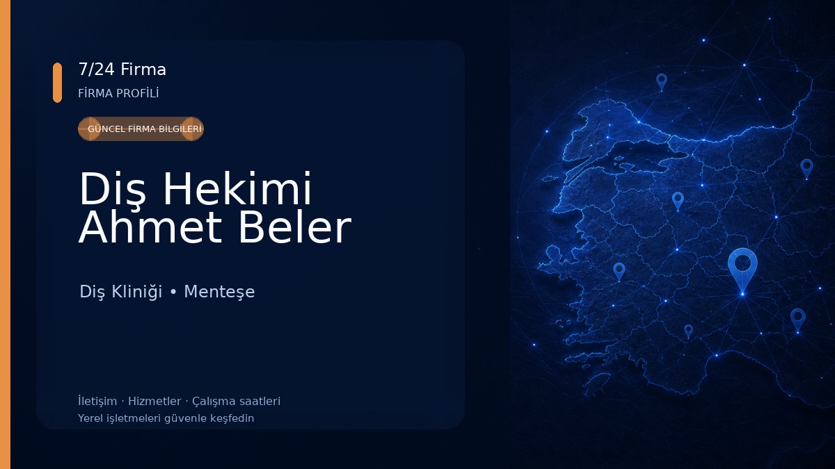 Diş Hekimi Ahmet Beler Diş Kliniği
