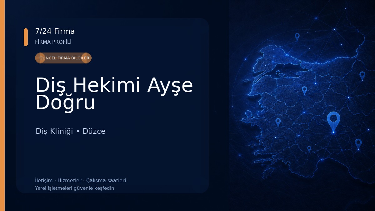Diş Hekimi Ayşe Doğru Diş Kliniği