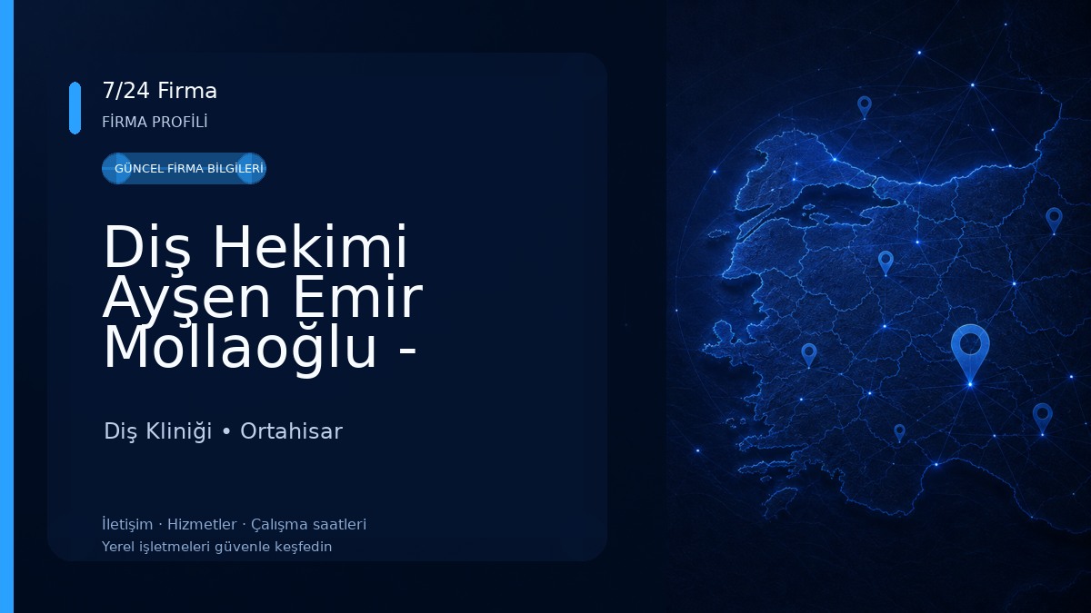 Diş Hekimi Ayşen Emir Mollaoğlu - Trabzon Diş Kliniği