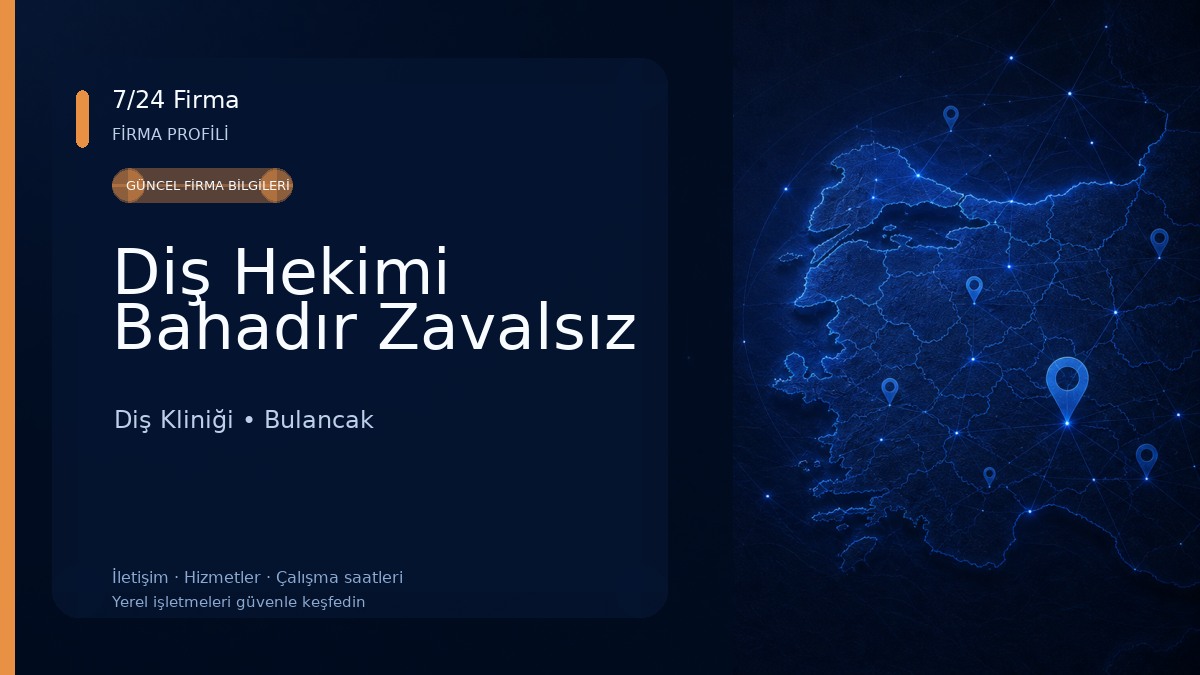 Diş Hekimi Bahadır Zavalsız Diş Kliniği