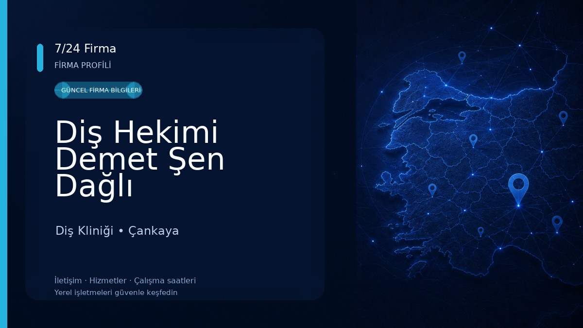 Diş Hekimi Demet Şen Dağlı Muayenehanesi - Ankara Gülüş Estetiği I Diş Beyazlatma I Kanal Tedavisi I Estetik Dolgu I İmplant Diş Kliniği