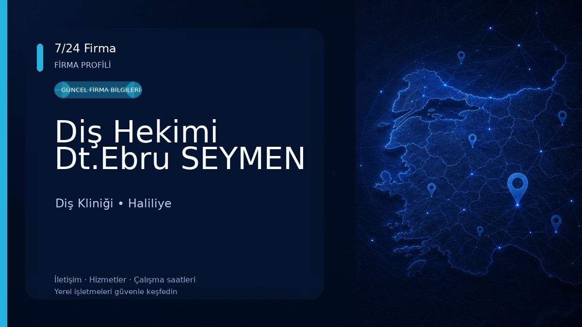 Diş Hekimi Dt.Ebru SEYMEN