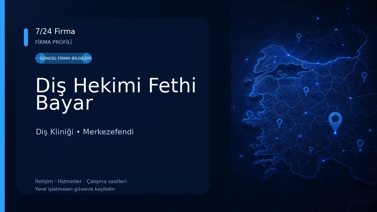 Diş Hekimi Fethi Bayar