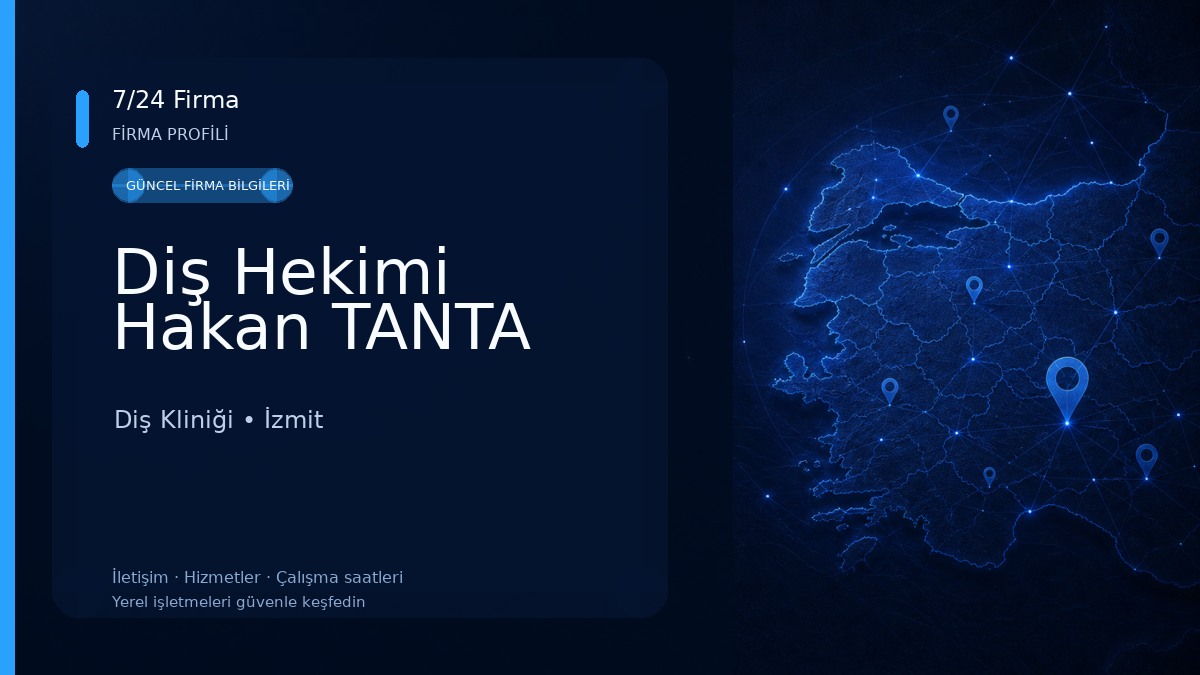 Diş Hekimi Hakan TANTA
