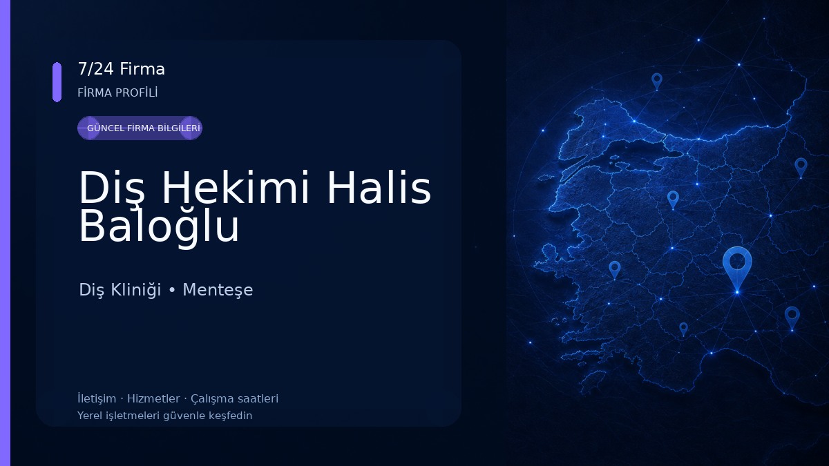 Diş Hekimi Halis Baloğlu Diş Kliniği