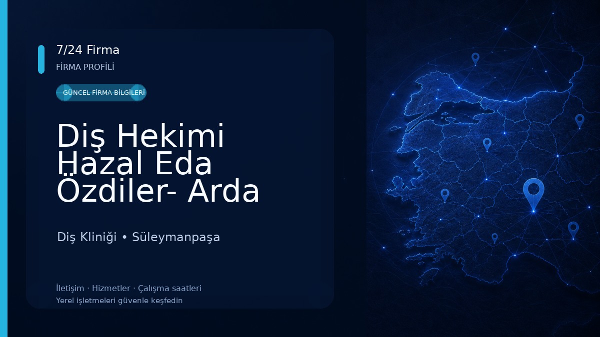 Diş Hekimi Hazal Eda Özdiler- Arda Özdiler Diş Kliniği