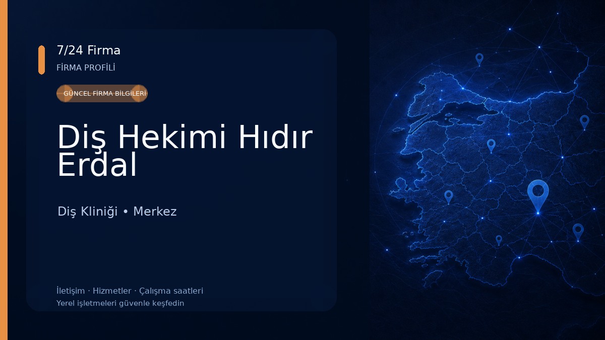 Diş Hekimi Hıdır Erdal Diş Kliniği