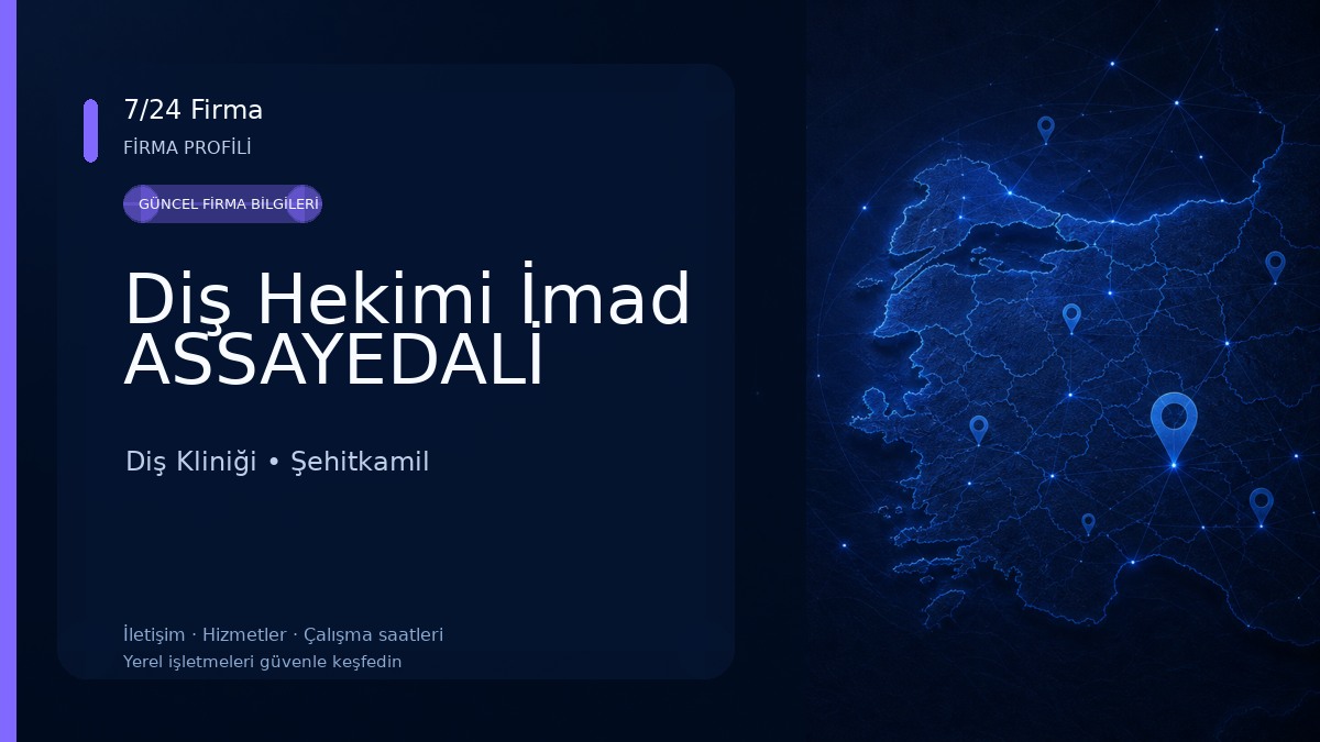 Diş Hekimi İmad ASSAYEDALİ