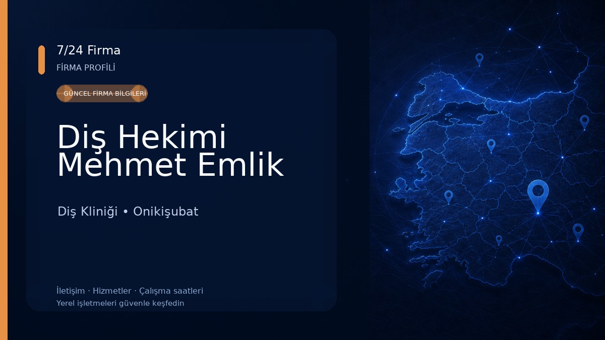 Diş Hekimi Mehmet Emlik Diş Kliniği