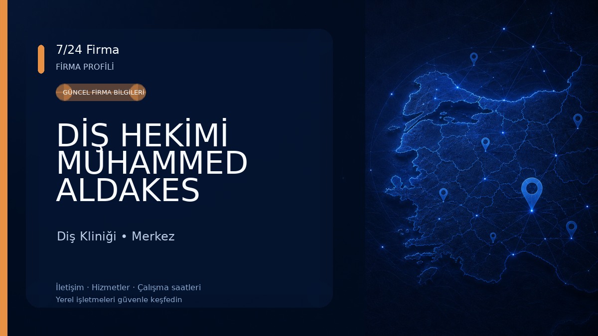 DİŞ HEKİMİ MUHAMMED ALDAKES Diş Kliniği