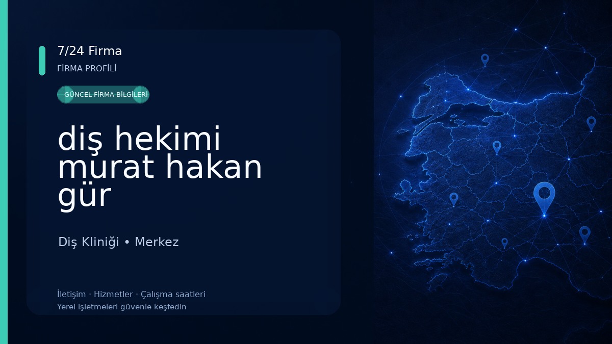 diş hekimi murat hakan gür Diş Kliniği