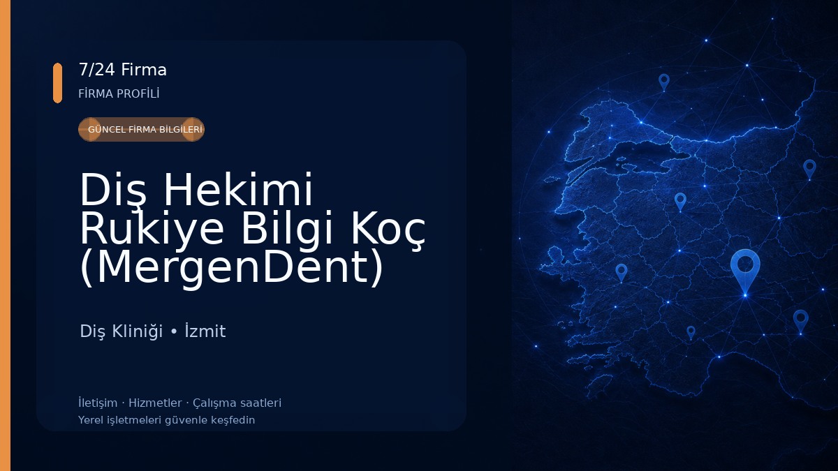Diş Hekimi Rukiye Bilgi Koç (MergenDent)