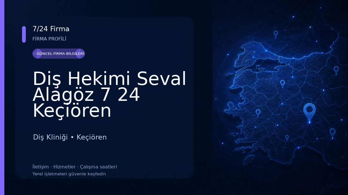 Diş Hekimi Seval Alagöz 7 24 Keçiören implant Diş Kliniği