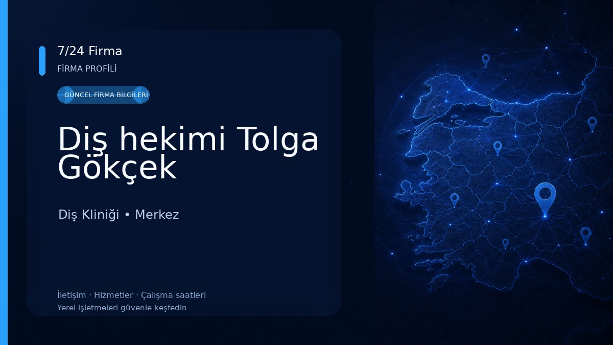 Diş hekimi Tolga Gökçek
