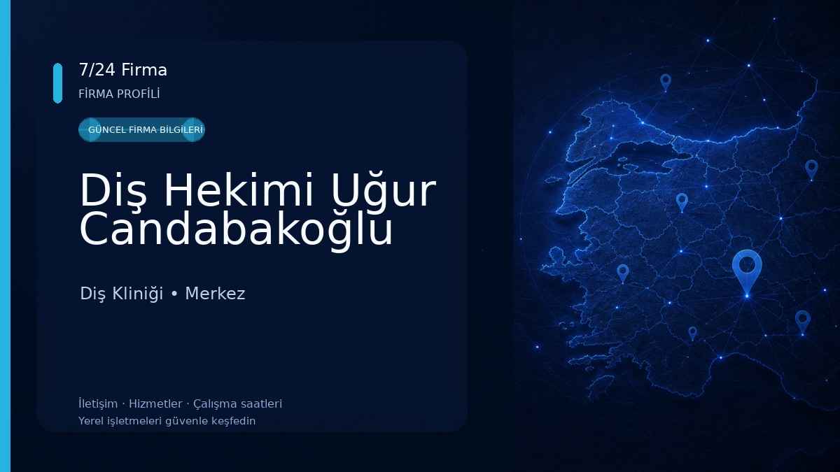 Diş Hekimi Uğur Candabakoğlu Diş Kliniği
