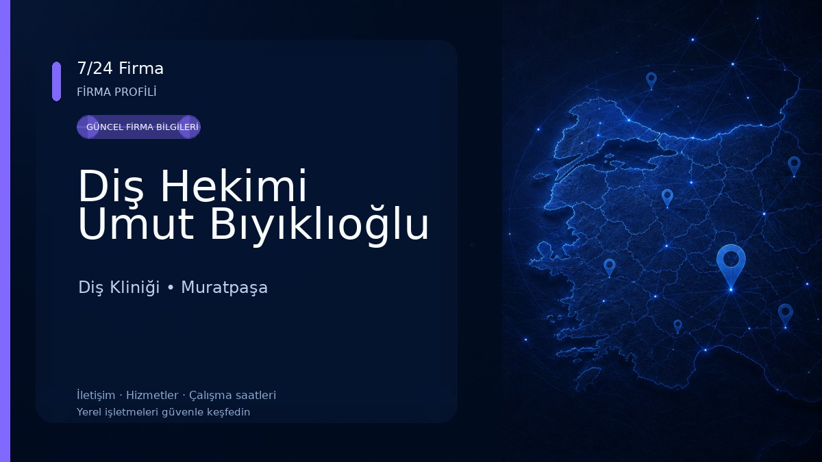 Diş Hekimi Umut Bıyıklıoğlu Diş Kliniği