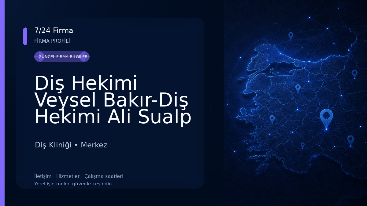Diş Hekimi Veysel Bakır-Diş Hekimi Ali Sualp Aura Dent 