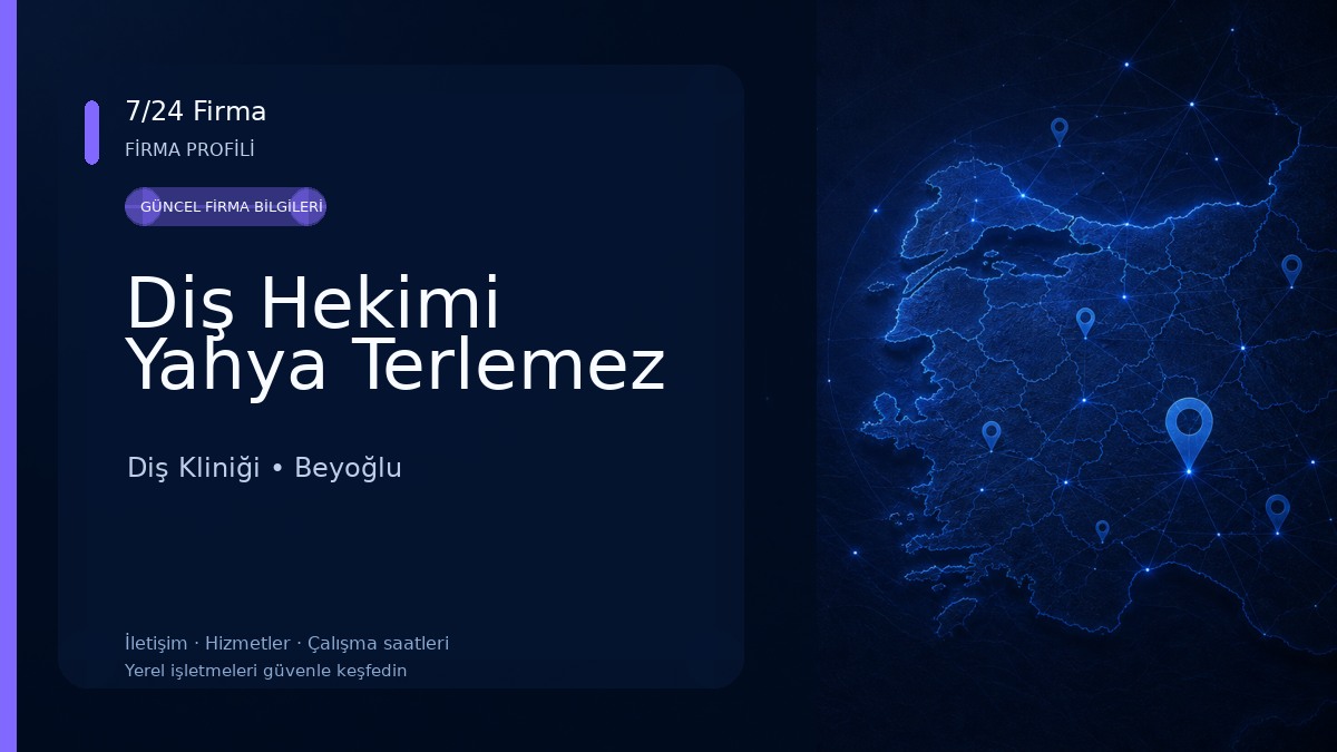 Diş Hekimi Yahya Terlemez