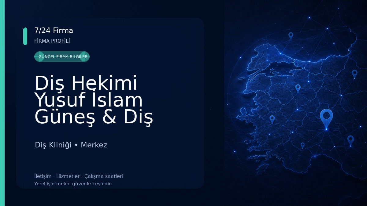 Diş Hekimi Yusuf İslam Güneş & Diş Hekimi Kemal Karaçöl