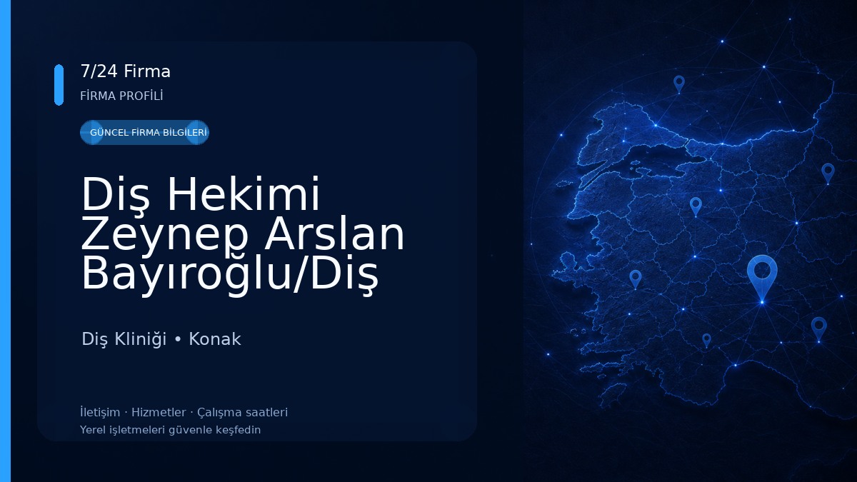 Diş Hekimi Zeynep Arslan Bayıroğlu/Diş Hekimi Hüseyin Bayıroğlu Muayenehanesi Diş Kliniği
