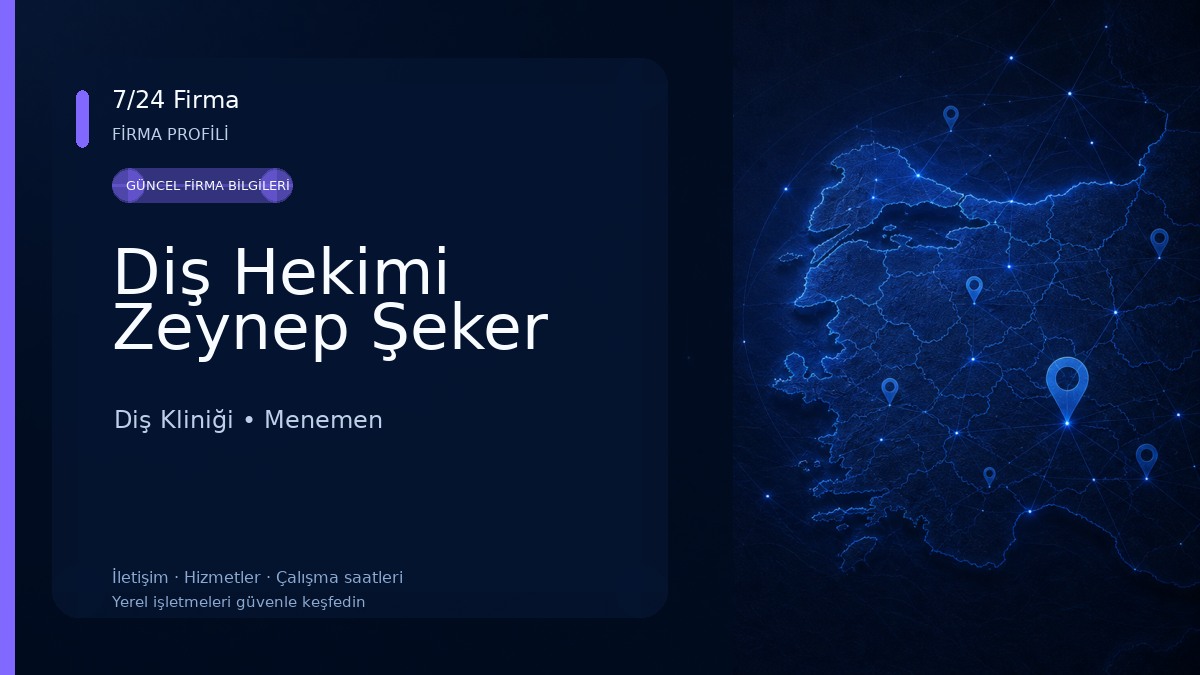 Diş Hekimi Zeynep Şeker