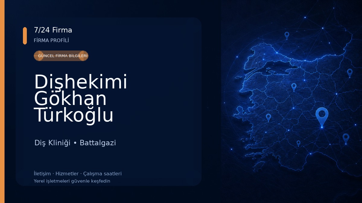 Dişhekimi Gökhan Türkoğlu Diş Kliniği