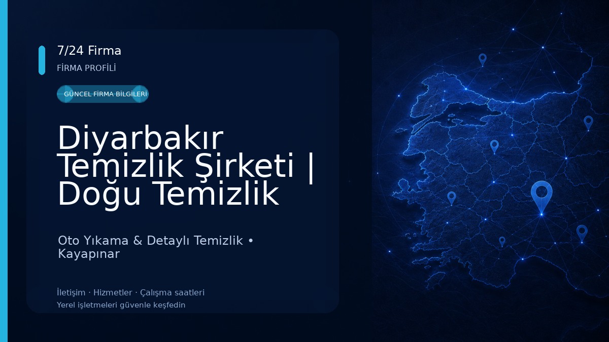 Diyarbakır Temizlik Şirketi | Doğu Temizlik