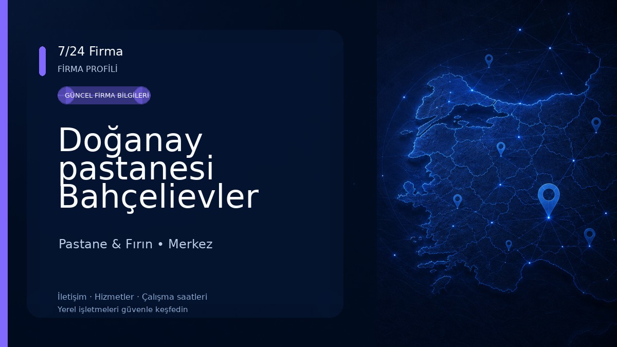 Doğanay pastanesi Bahçelievler 