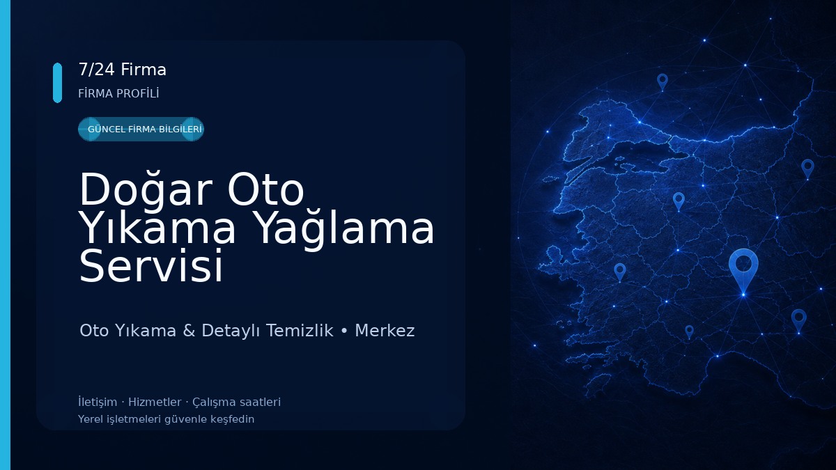 Doğar Oto Yıkama Yağlama Servisi Oto Yıkama & Detaylı Temizlik