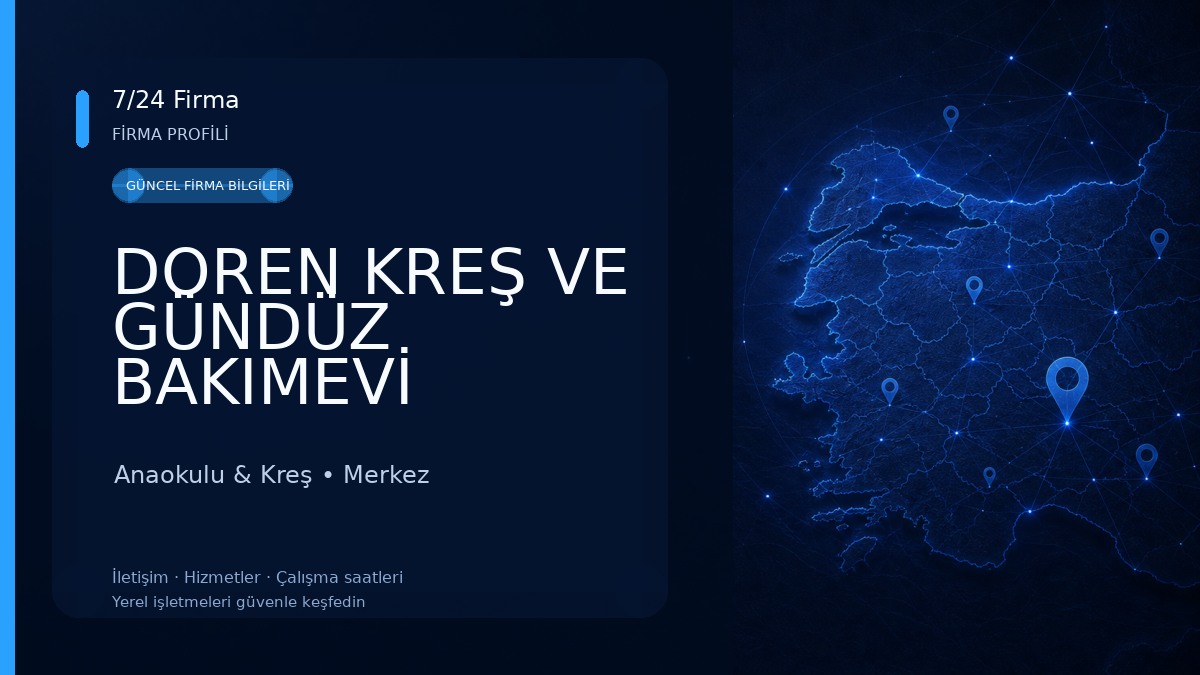 DOREN KREŞ VE GÜNDÜZ BAKIMEVİ Anaokulu & Kreş