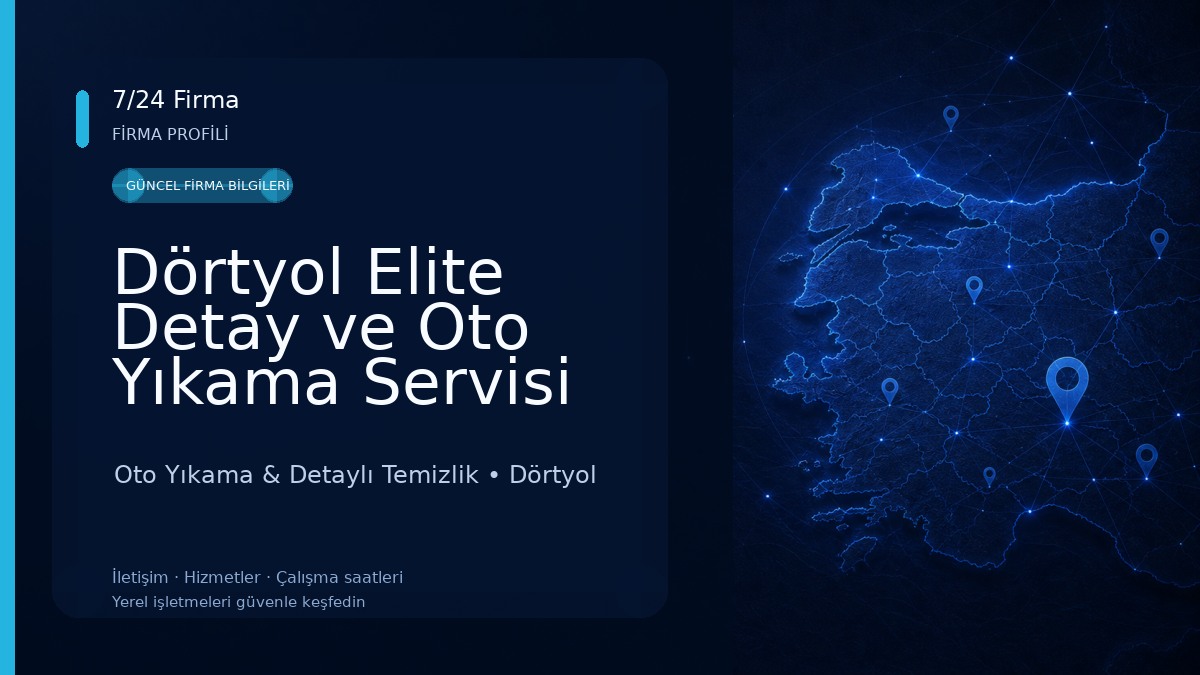 Dörtyol Elite Detay ve Oto Yıkama Servisi