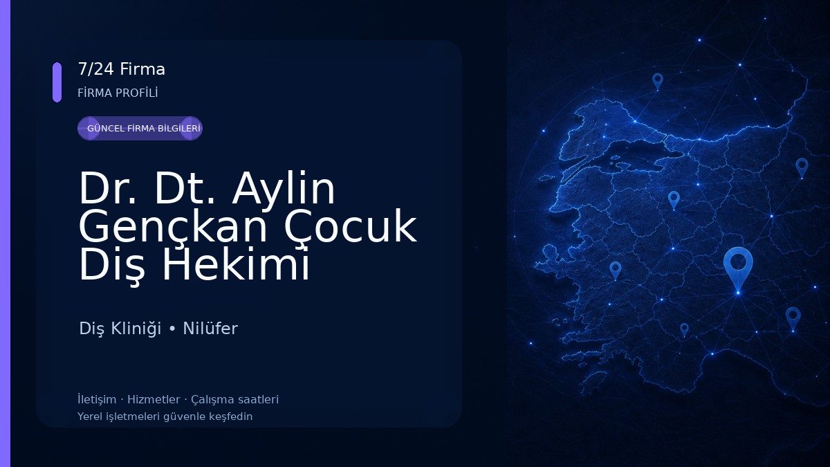Dr. Dt. Aylin Gençkan Çocuk Diş Hekimi