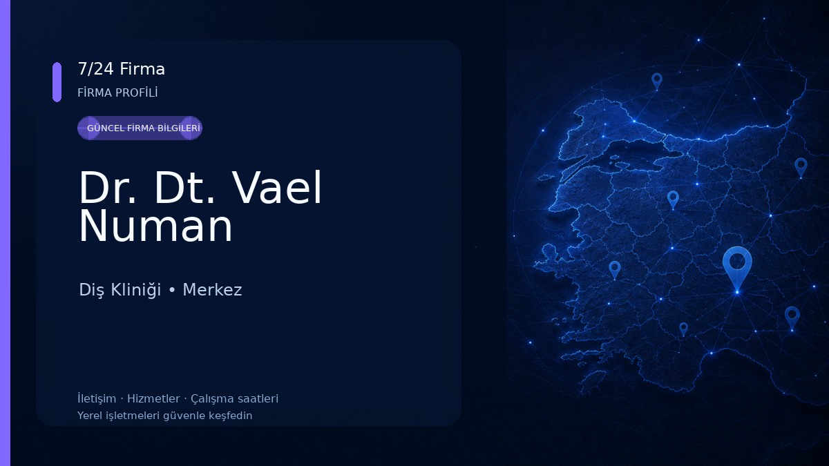 Dr. Dt. Vael Numan