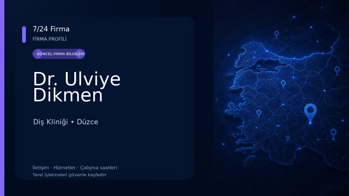 Dr. Ulviye Dikmen Diş Kliniği