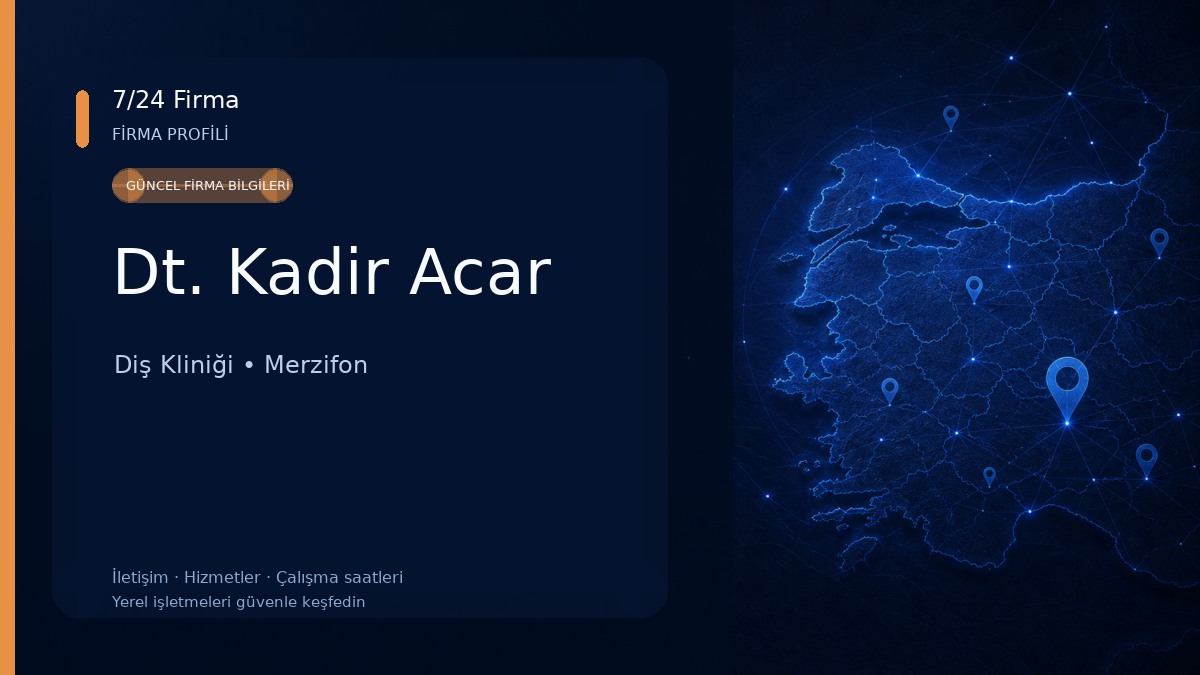 Dt. Kadir Acar 