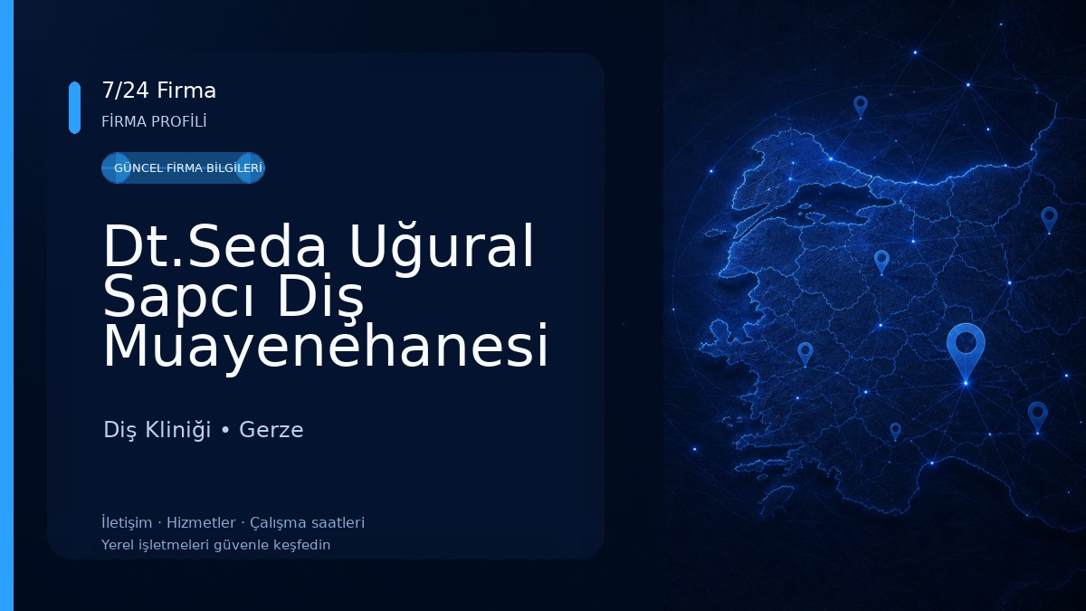 Dt.Seda Uğural Sapcı Diş Muayenehanesi Diş Kliniği